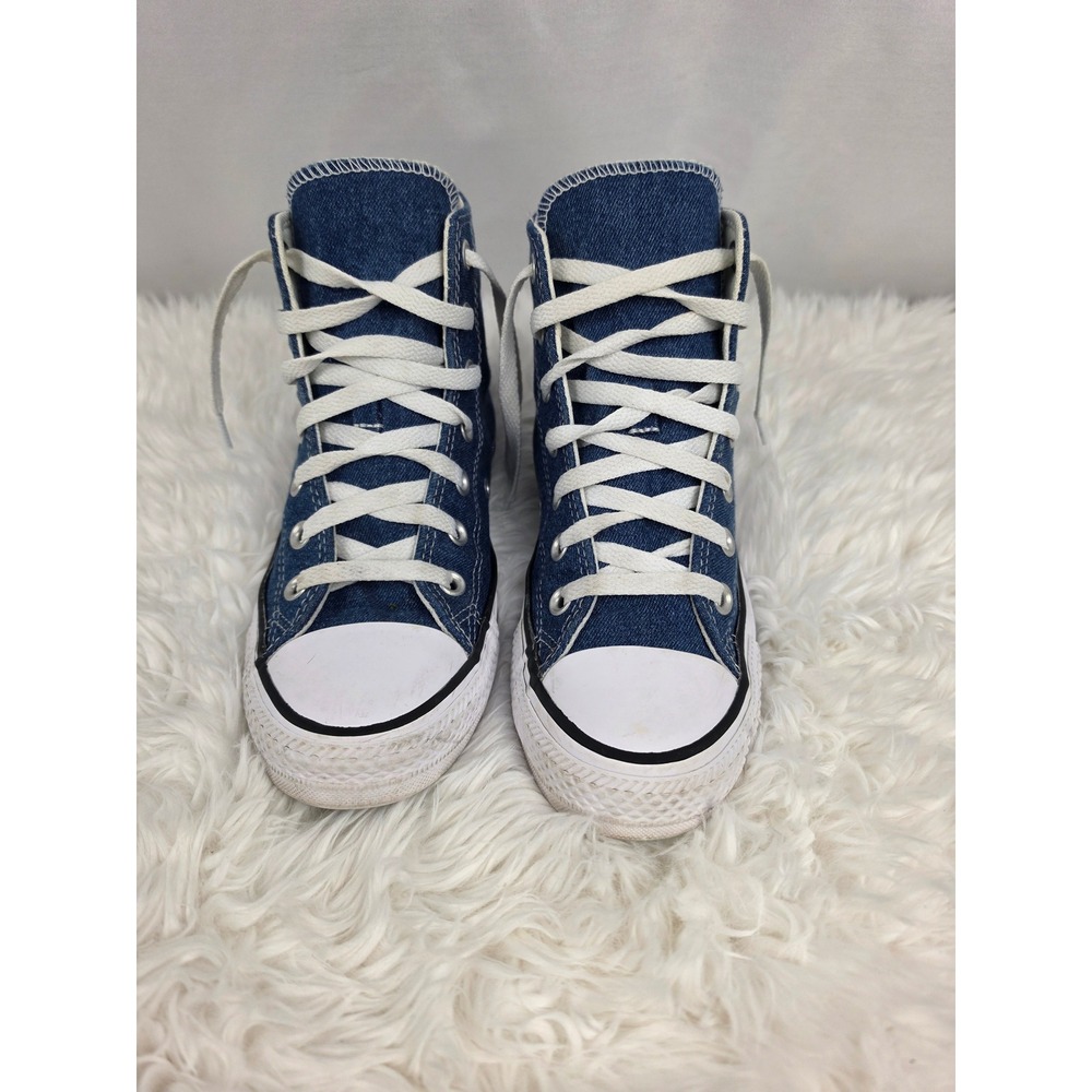 Converse Chuck Taylor Denim Butterfly High Tops Blue Women's 7 Men's 5 Y2K